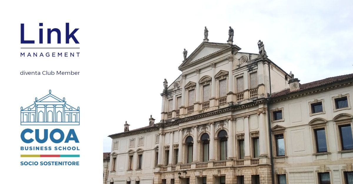 Link Management diventa socio sostenitore CUOA